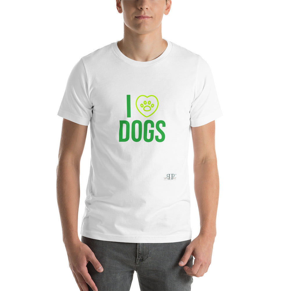 I heart Dogs Short-Sleeve Unisex T-Shirt