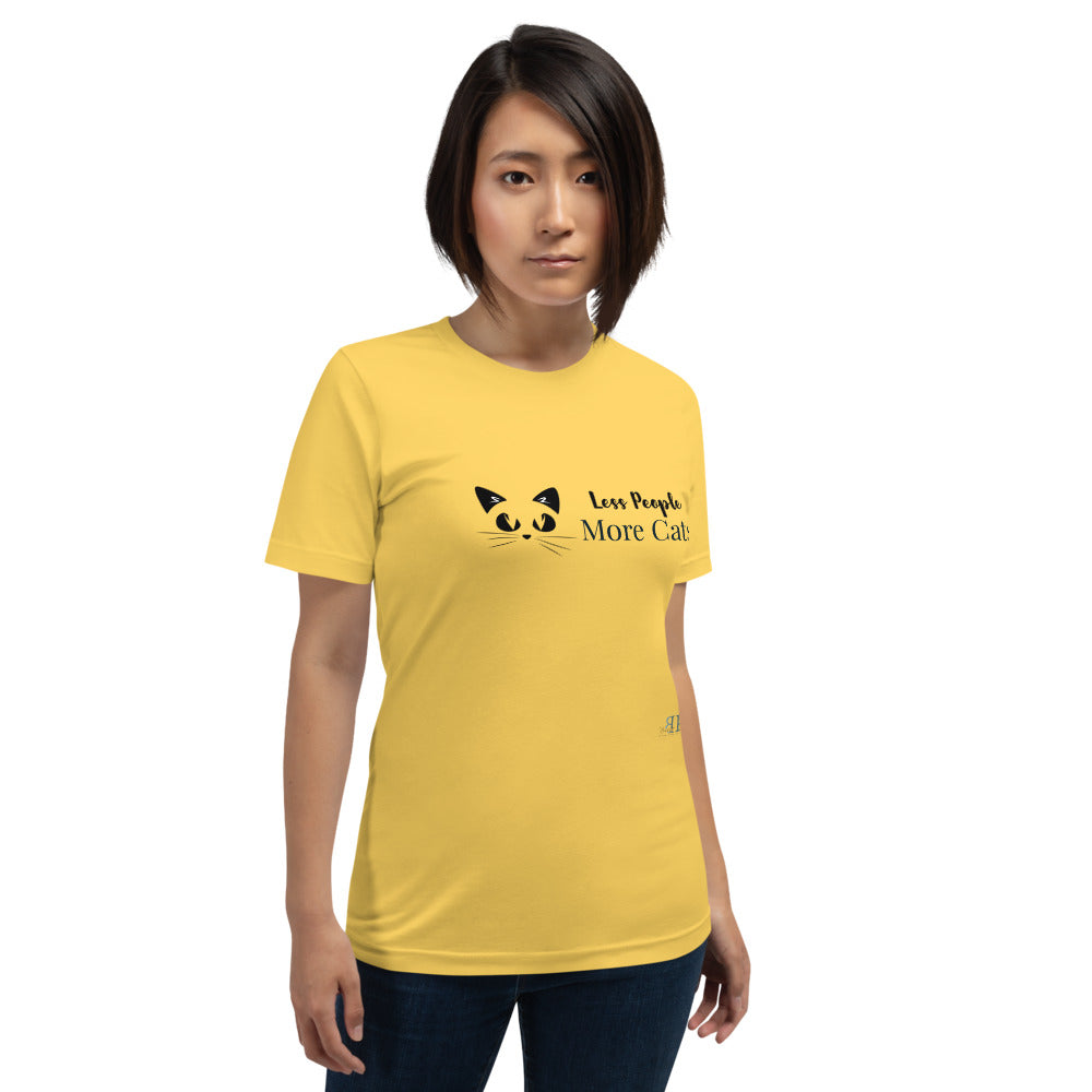Less People More Cats Unisex T-Shirt