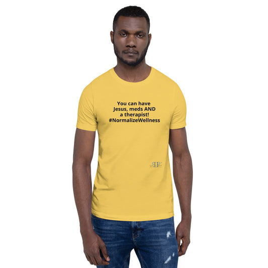 Jesus, Meds AND a therapist T-Shirt