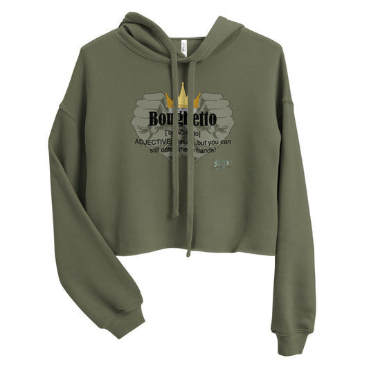 Boughetto: An Adjective Cropped Hoodie