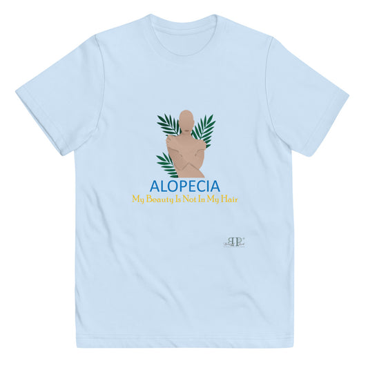 Alopecia- My Beauty Is Not My Hair Youth t-shirt-FEMALE