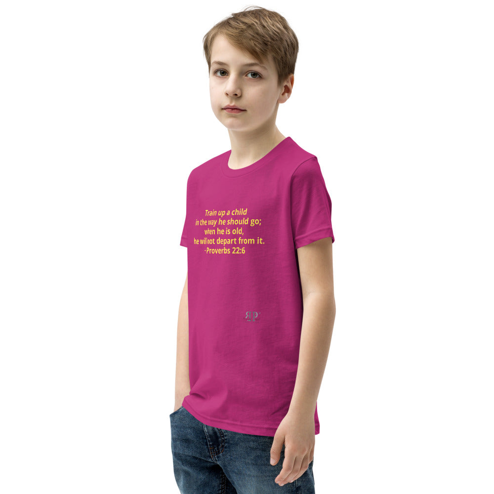 Train up a Child Proverbs 22:6 Unisex T-Shirt YOUTH