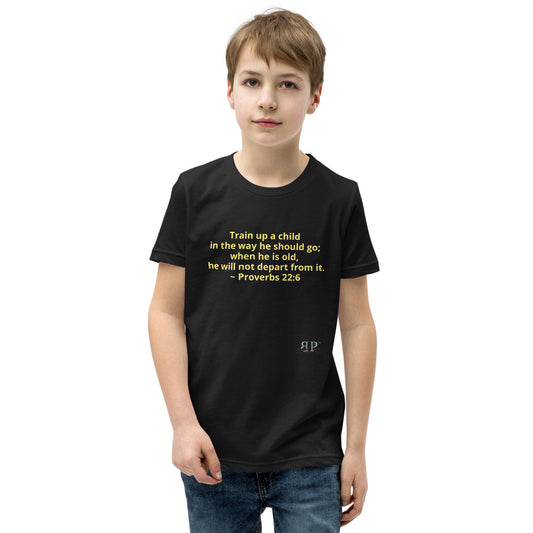 Train up a Child Proverbs 22:6 Unisex T-Shirt YOUTH