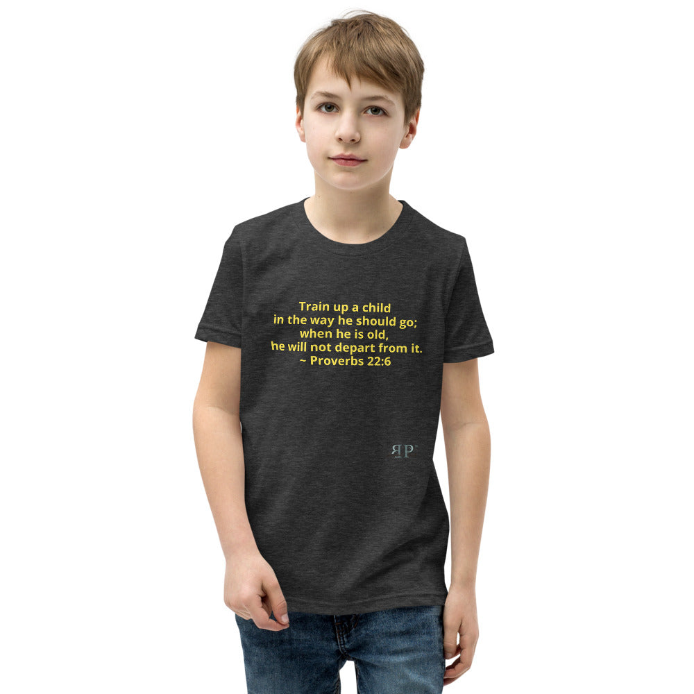 Train up a Child Proverbs 22:6 Unisex T-Shirt YOUTH