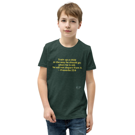 Train up a Child Proverbs 22:6 Unisex T-Shirt YOUTH